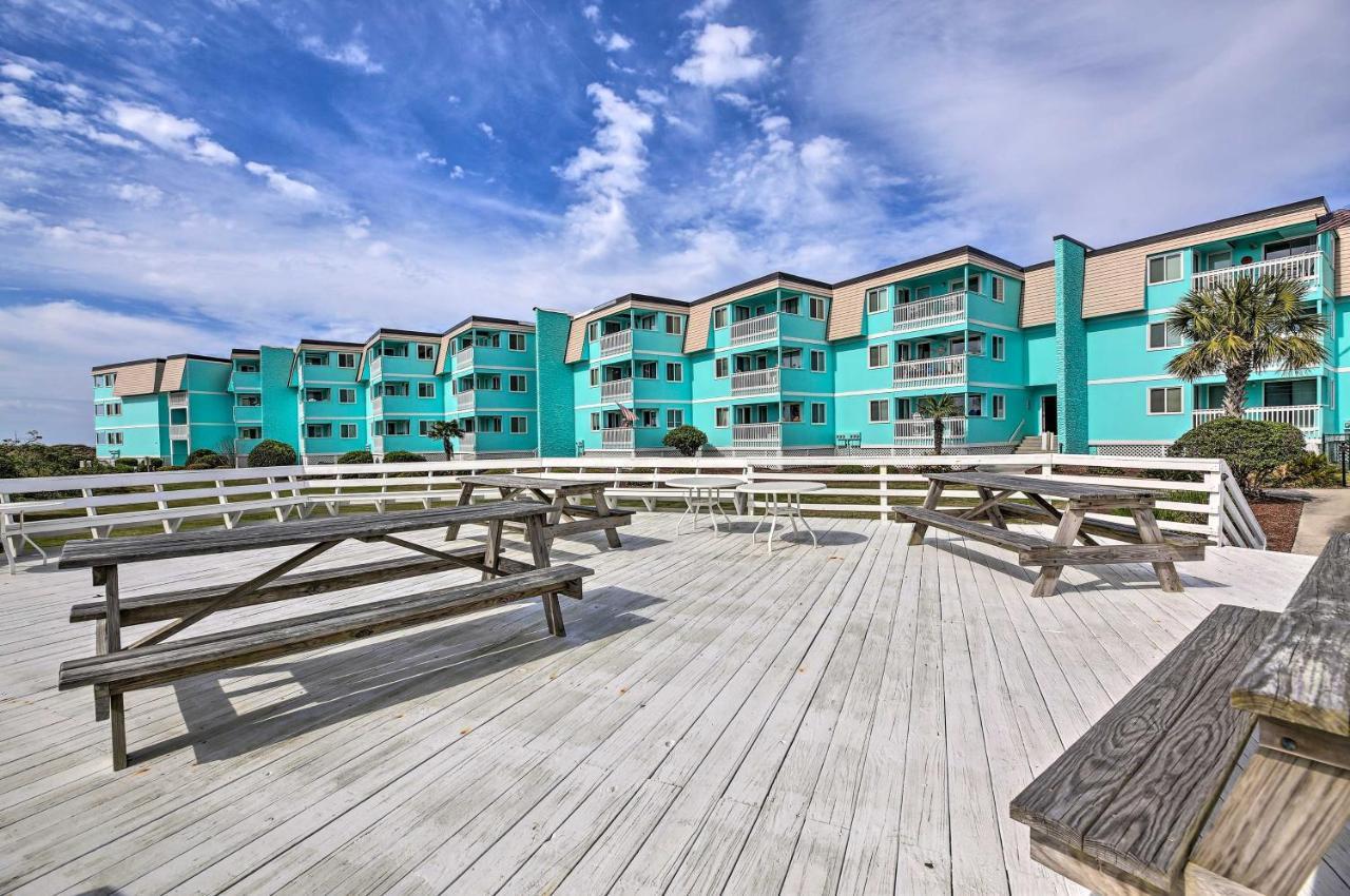 Beachfront Condo With Boardwalk And Pool Access! Атлантик-Бич Экстерьер фото